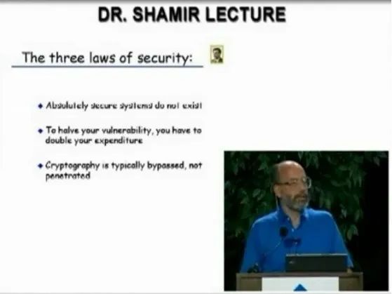 图灵奖获得者、信息安全常青树Adi Shamir 从密码学到AI对抗性样本研究